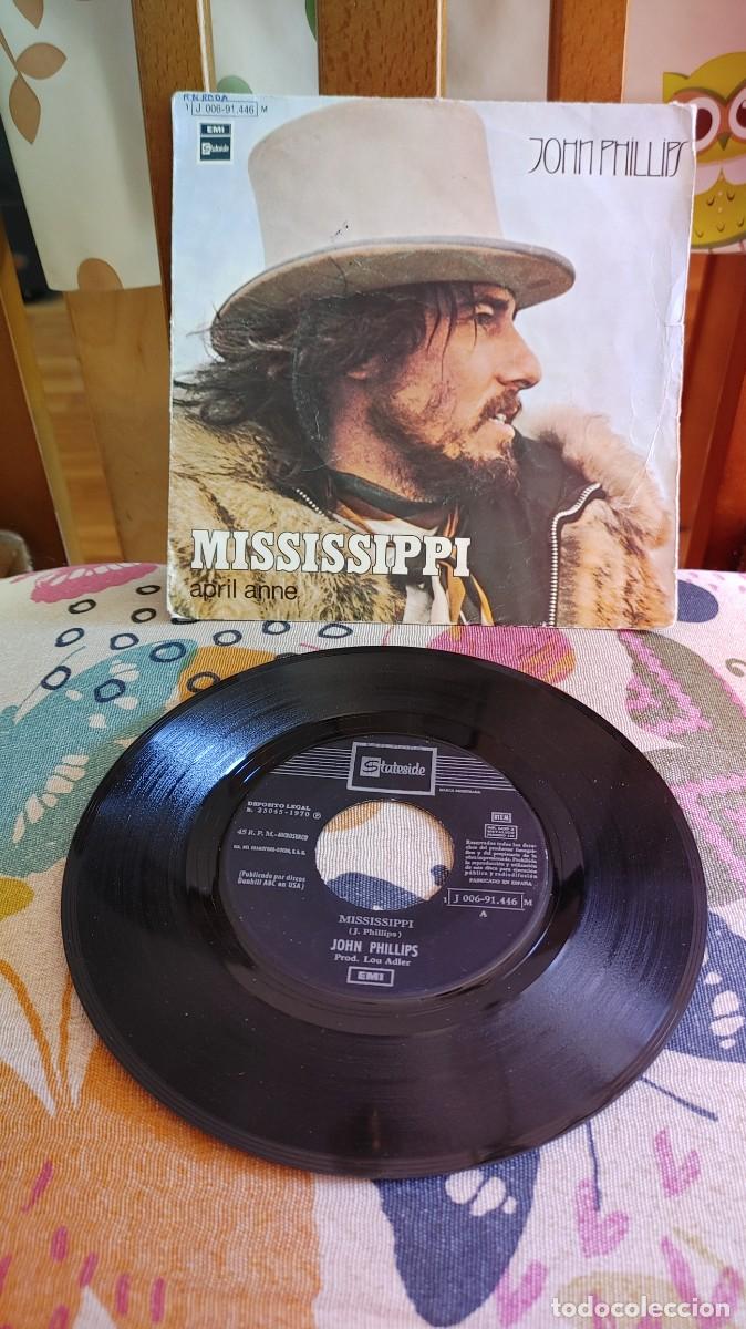 Discos de vinilo: JOHN PHILLIPS-SINGLE MISSISSIPPI - Foto 1