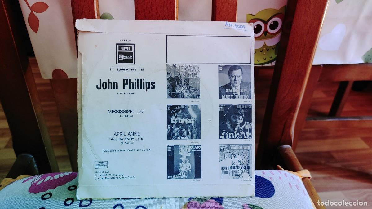 Discos de vinilo: JOHN PHILLIPS-SINGLE MISSISSIPPI - Foto 2