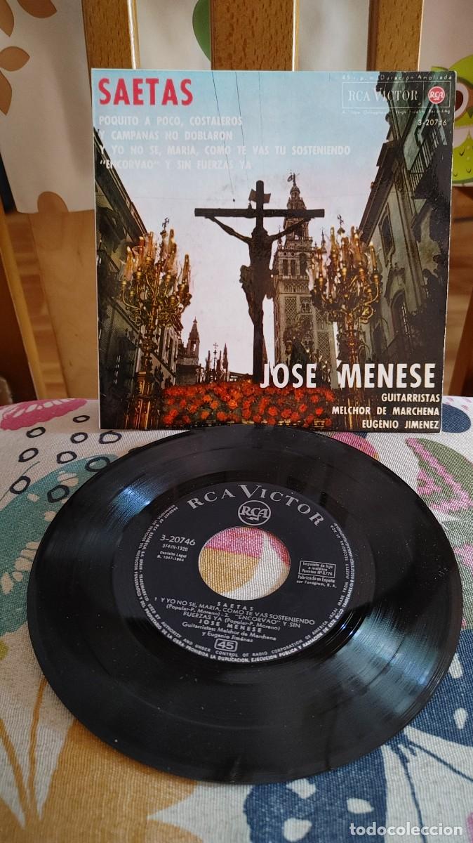 Discos de vinilo: JOSE MENESE-EP SAETAS-NUEVO - Foto 1