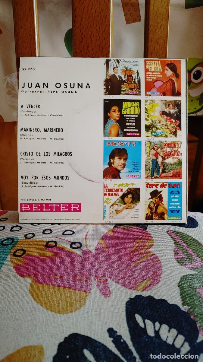 Discos de vinilo: JUAN OSUNA-EP A VENCER +3 - Foto 2