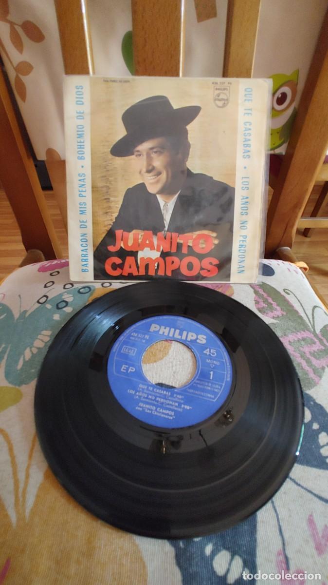 Discos de vinilo: JUANITO CAMPOS-EP QUE TE CASABAS +3 - Foto 1