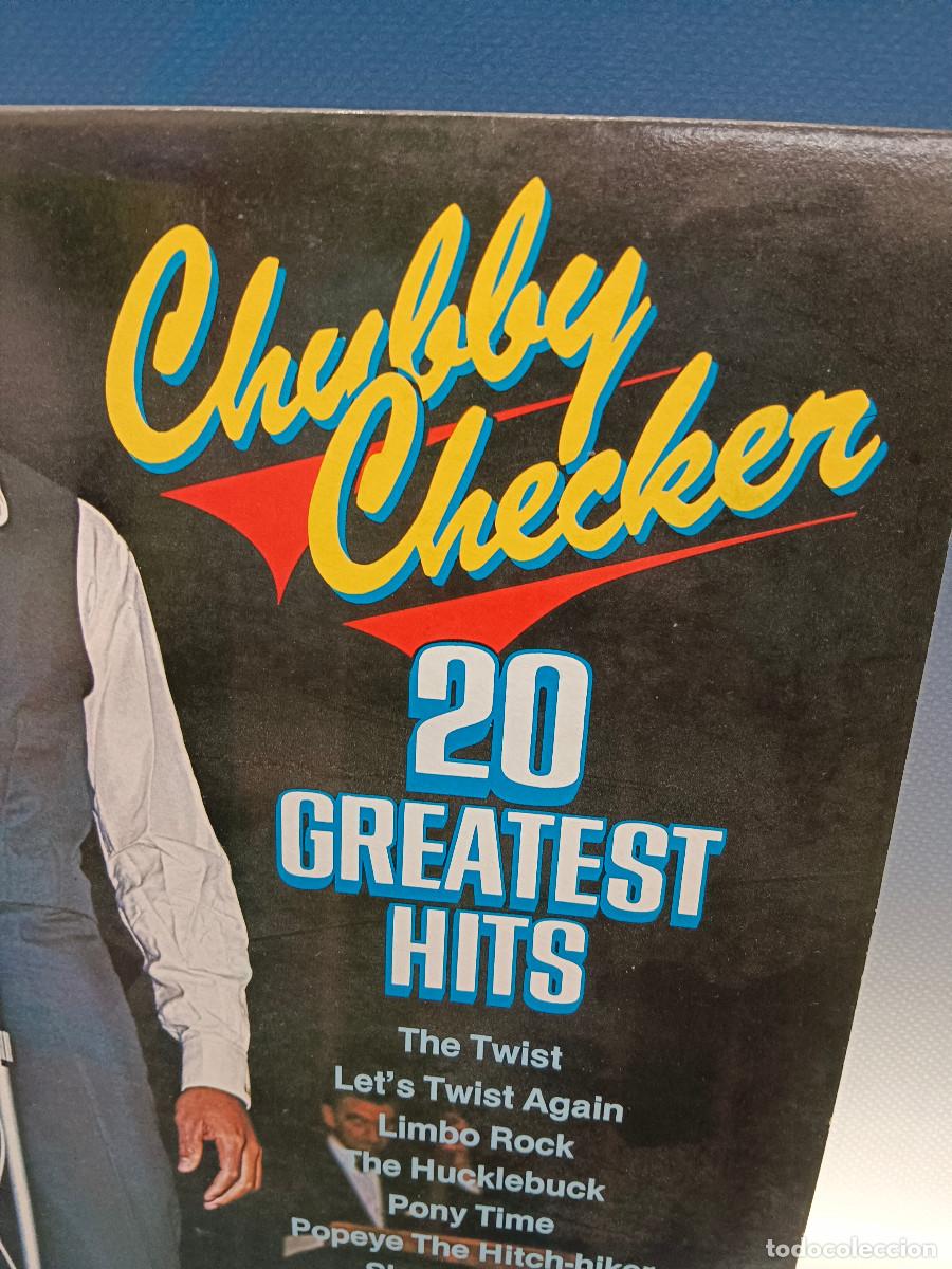 Discos de vinilo: disco LP vinilo Chubby Checker &ndash; 20 Greatest Hits - LP, Comp UK - Foto 2