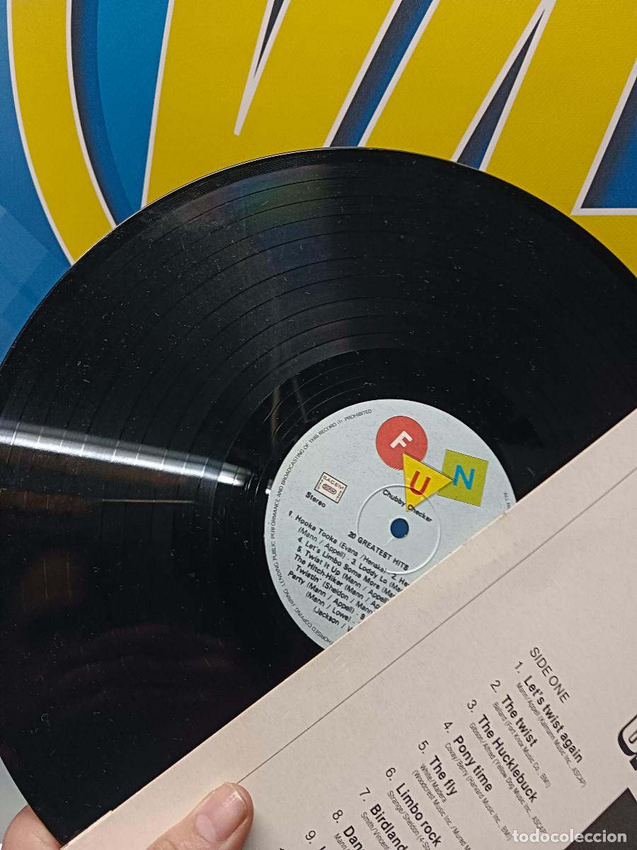 Discos de vinilo: disco LP vinilo Chubby Checker &ndash; 20 Greatest Hits - LP, Comp UK - Foto 3