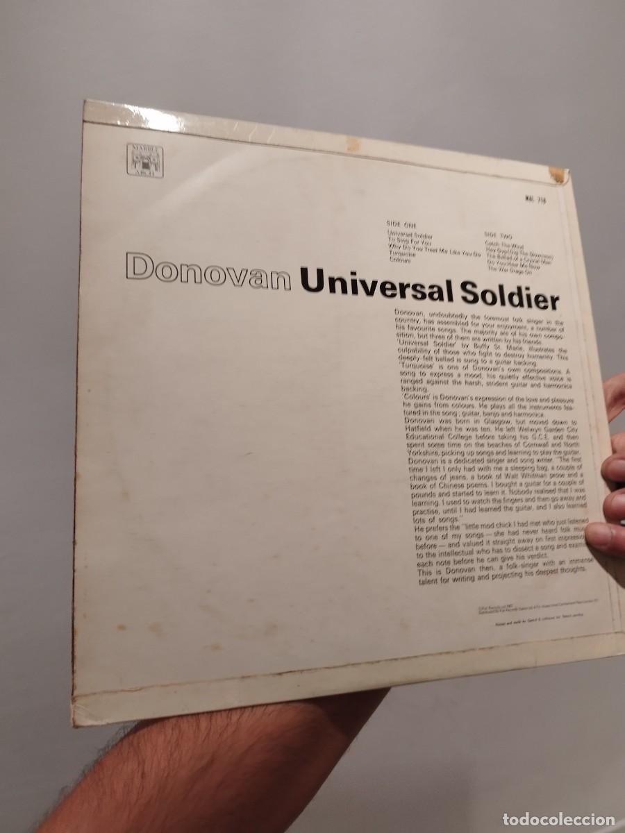 Discos de vinilo: Donovan &ndash; Universal Soldier. Vinilo Lp. - Foto 2