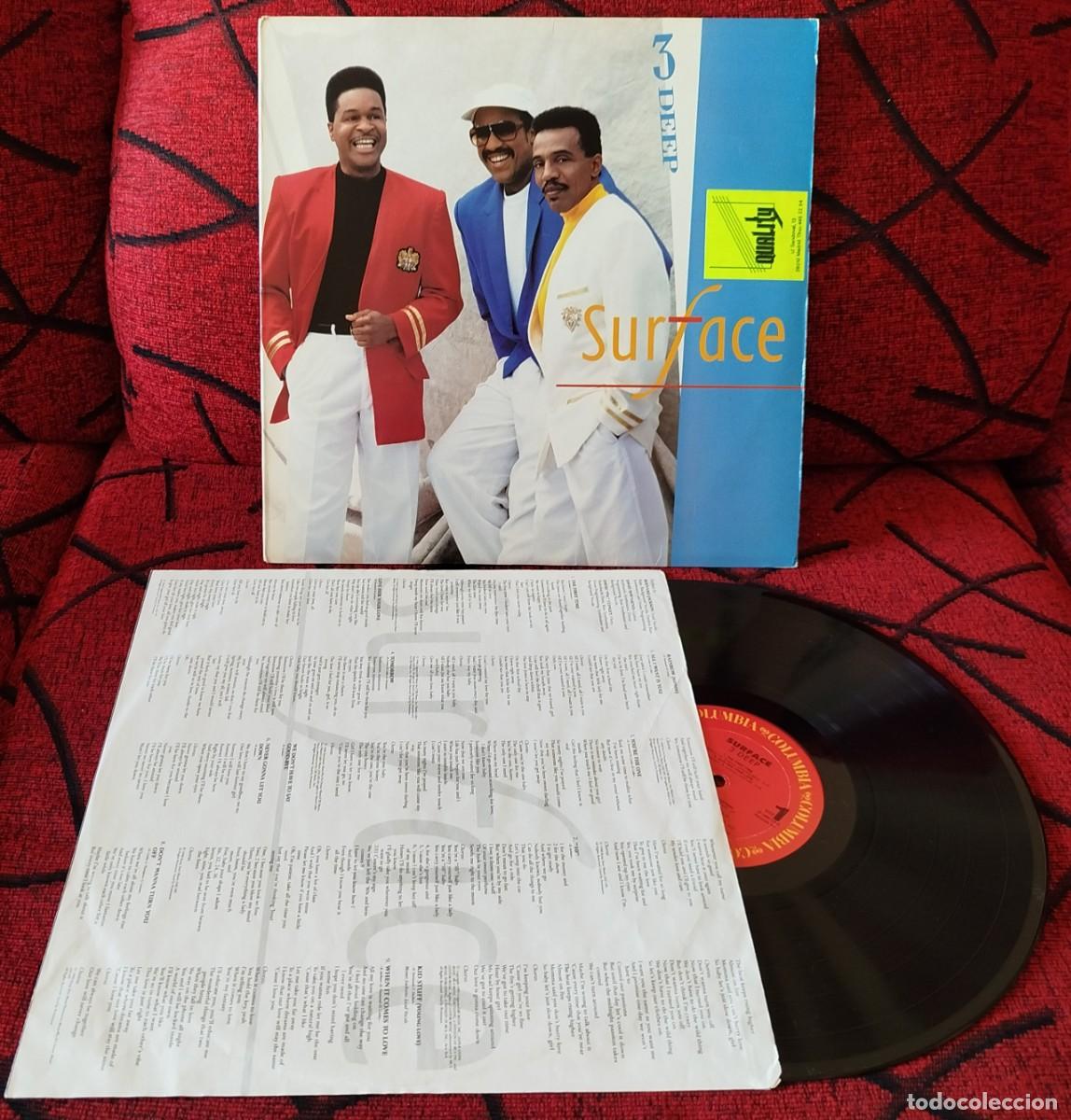 Discos de vinilo: SURFACE ** 3 Deep ** VINILO LP 1990 USA - Foto 1