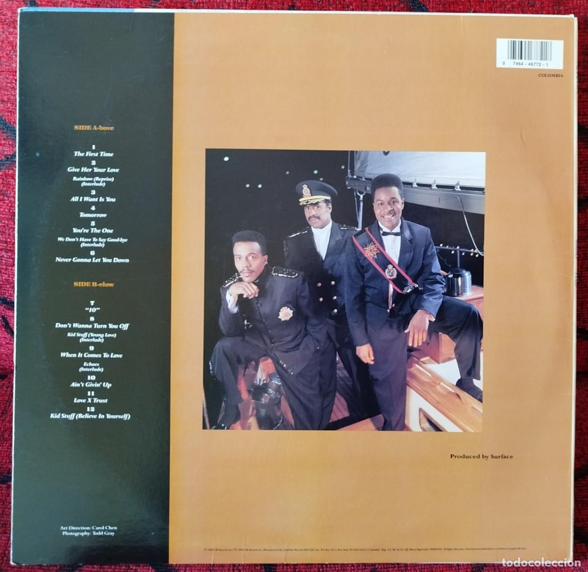 Discos de vinilo: SURFACE ** 3 Deep ** VINILO LP 1990 USA - Foto 2