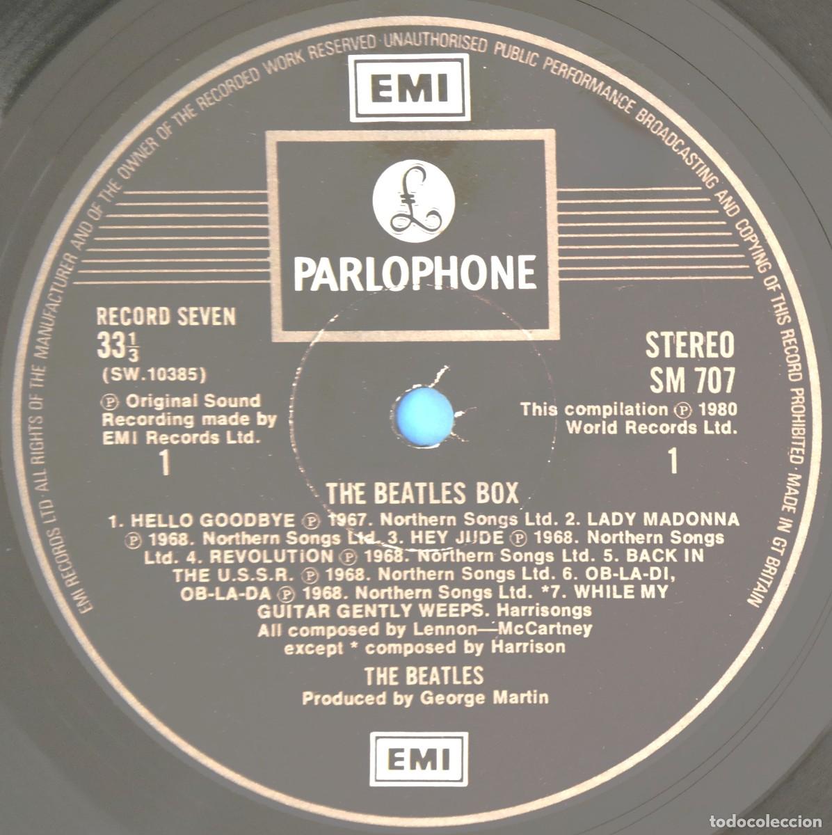 Discos de vinilo: The Beatles-Box LP No.7 - Foto 4