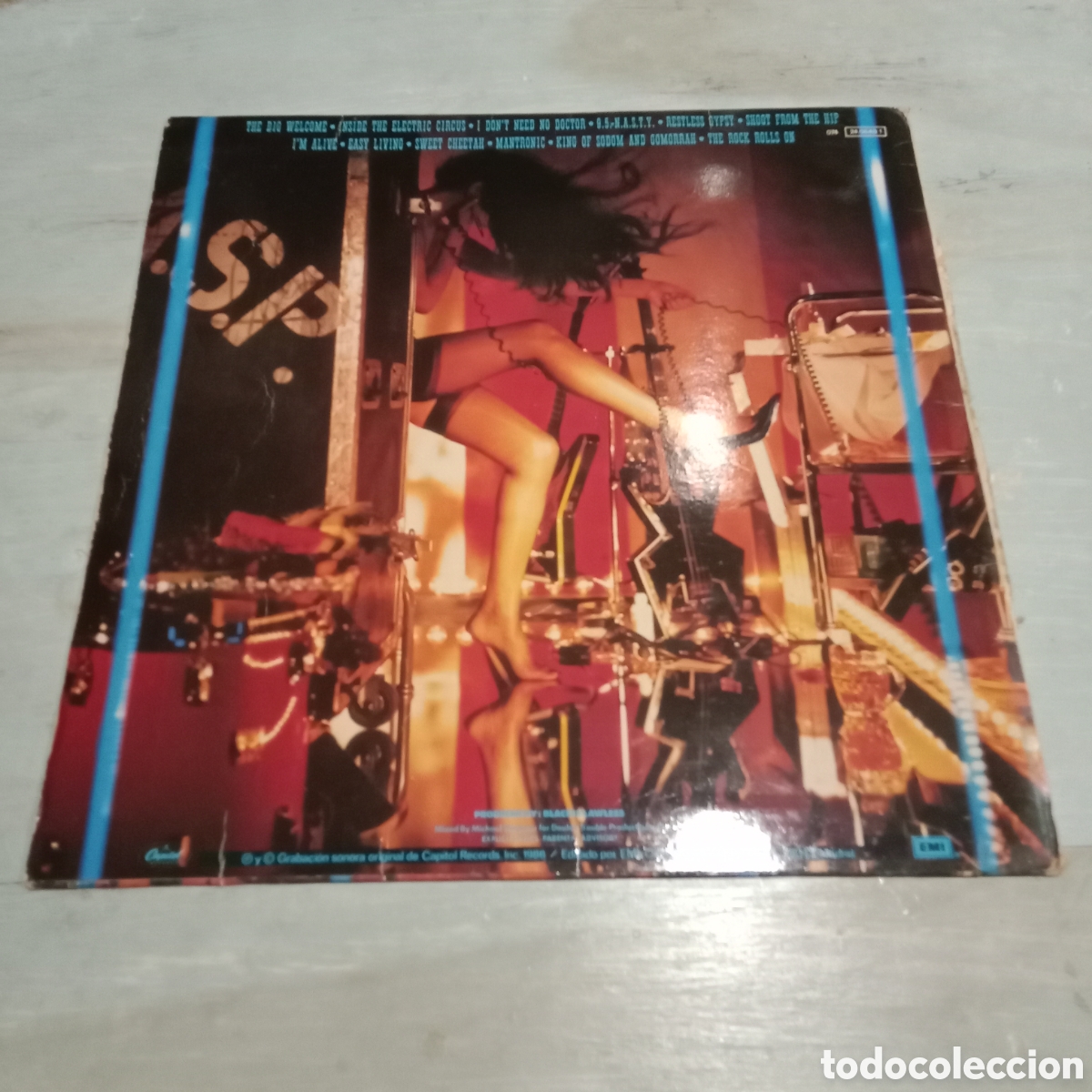 Discos de vinilo: W.A.S.P. - INSIDE THE ELECTRIC CIRCUS - LP - Foto 2