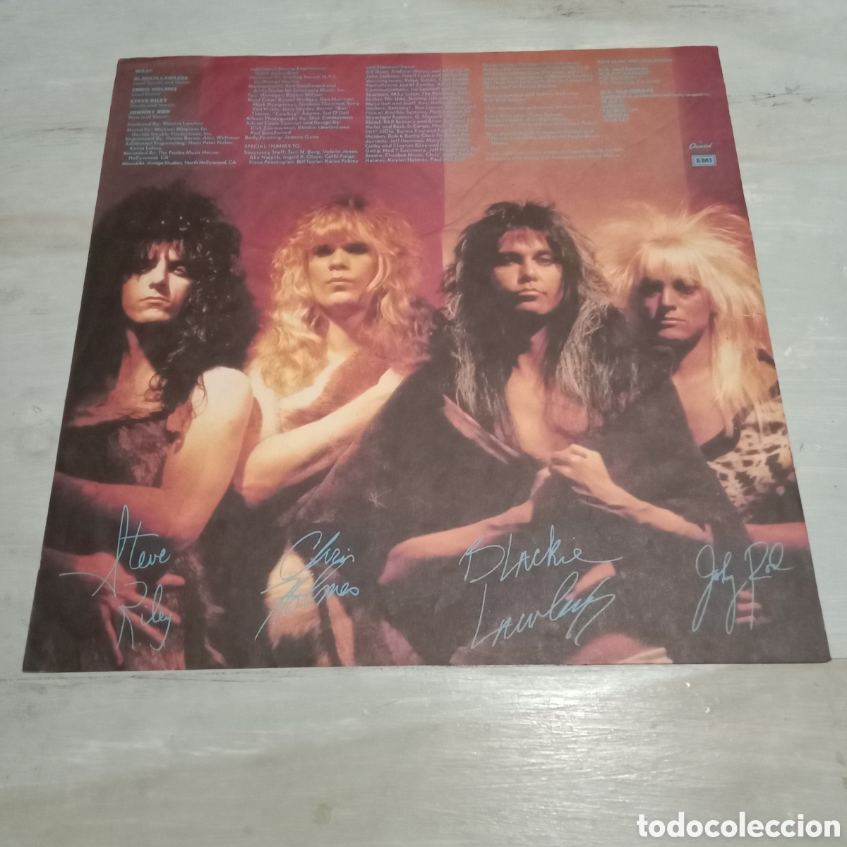 Discos de vinilo: W.A.S.P. - INSIDE THE ELECTRIC CIRCUS - LP - Foto 6