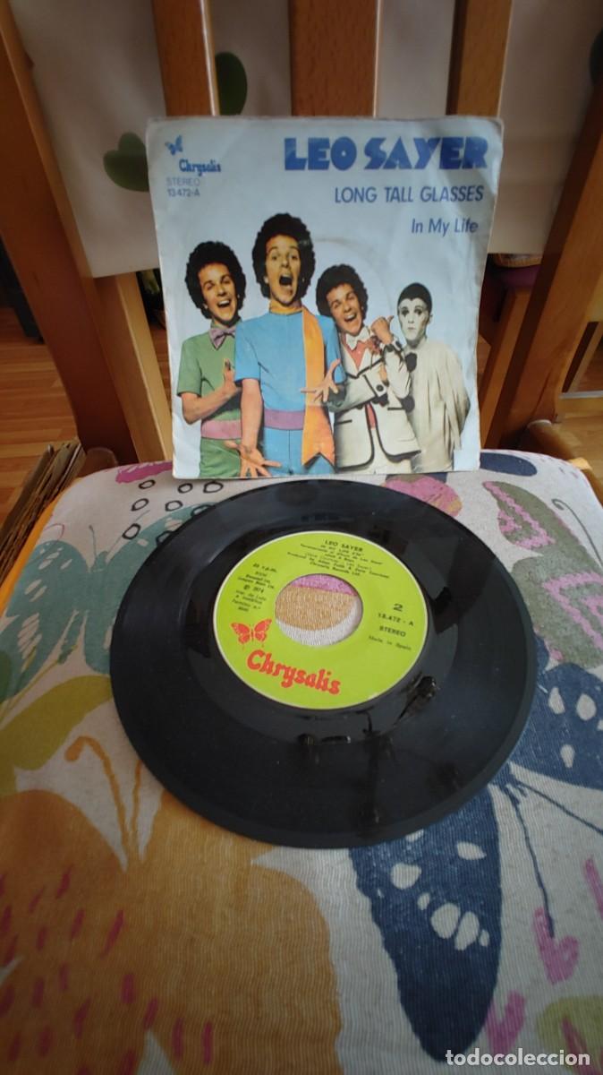 Discos de vinilo: LEO SAYER-SINGLE LONG TALL GLASSES - Foto 1