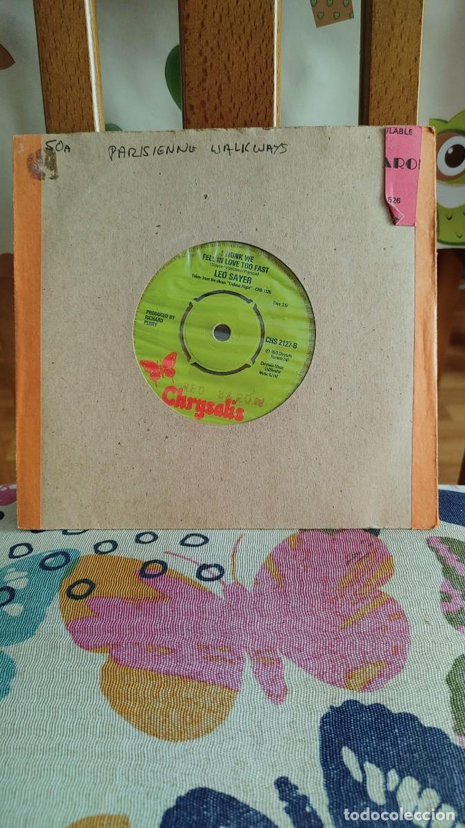 Discos de vinilo: LEO SAYER-SINGLE WHEN I NEED YOU - Foto 1