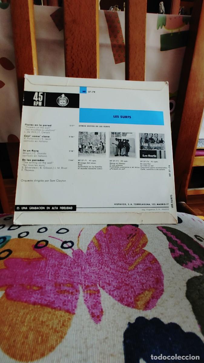 Discos de vinilo: LES SURFS-EP FLORES EN LA PARED +3 - Foto 2