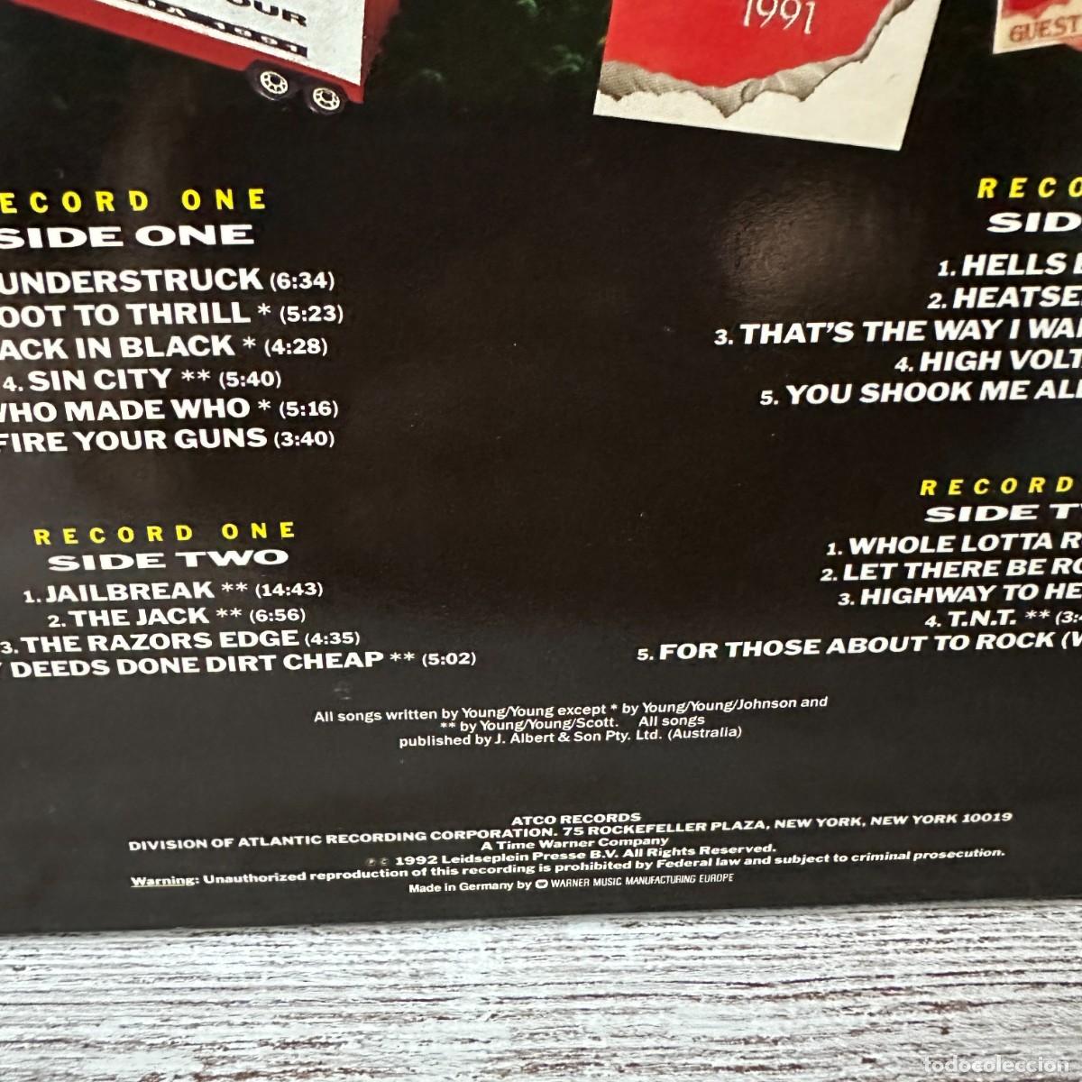 Discos de vinilo: AC/DC - Live (2xLP) 1992 - Foto 5