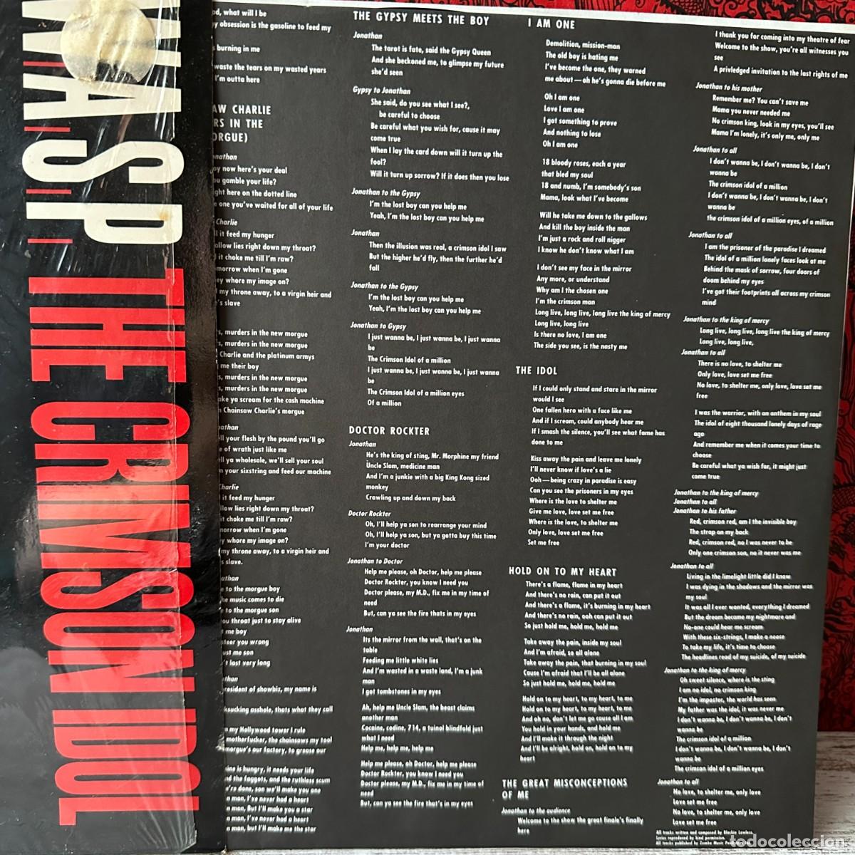 Discos de vinilo: W.A.S.P. - The Crimson Idol (LP) - Foto 3