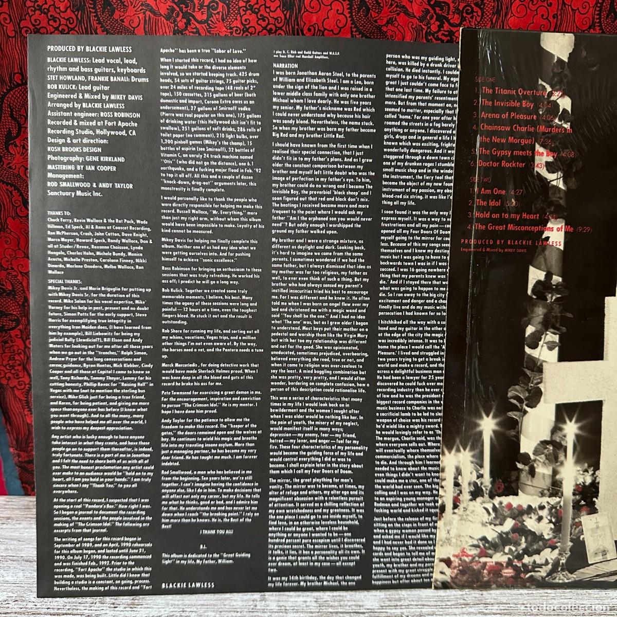 Discos de vinilo: W.A.S.P. - The Crimson Idol (LP) - Foto 4