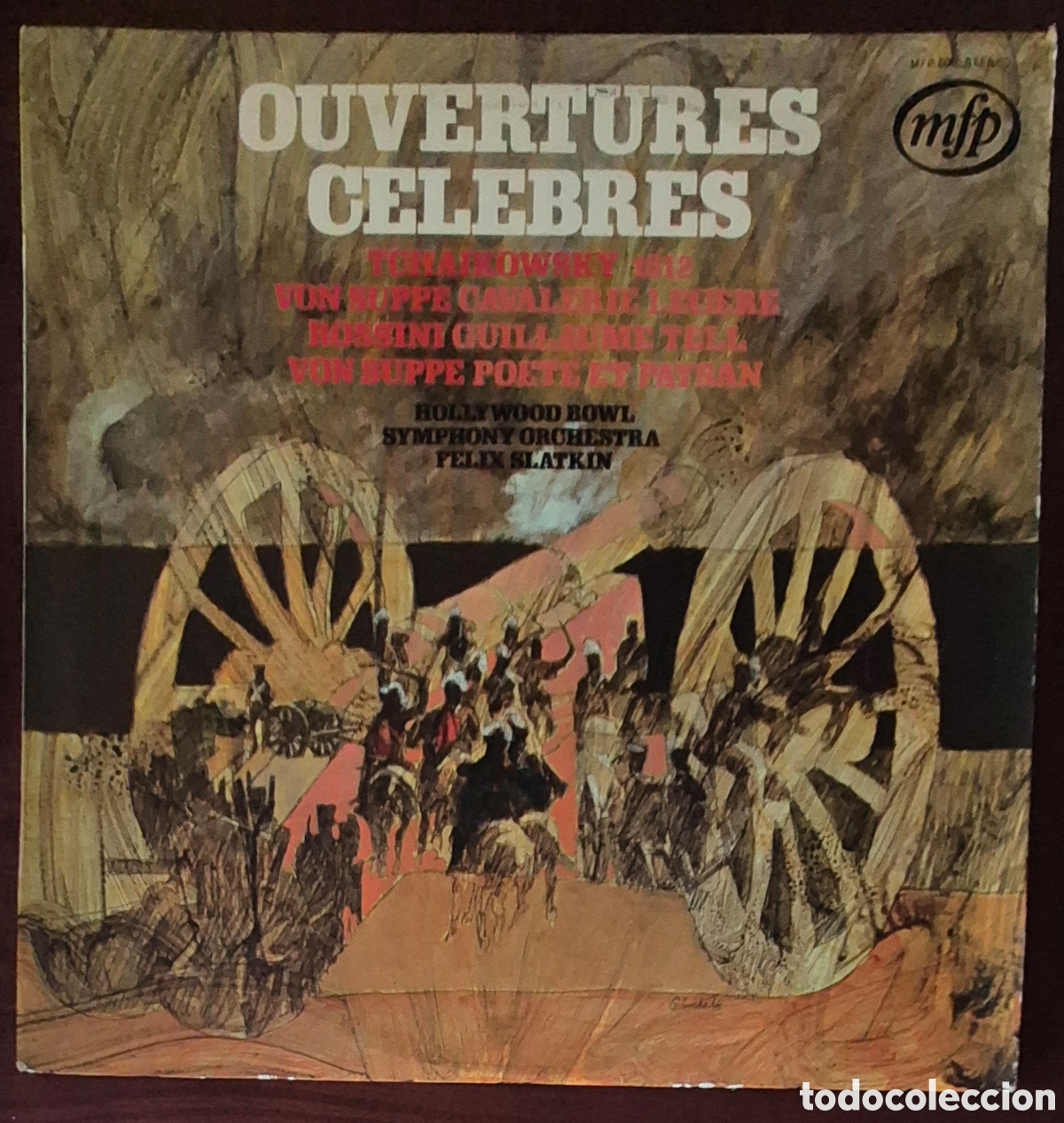 Disques de vinyle: LP - FELIX SLATKIN CONDUCTS THE HOLLYWOOD BOWL SYMPHONY ORCHESTRA - 1812 OVERTURE