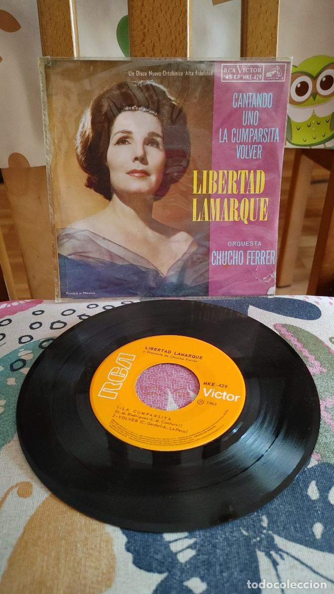 Discos de vinilo: LIBERTAD LAMARQUE-EP CANTANDO +3 - Foto 1