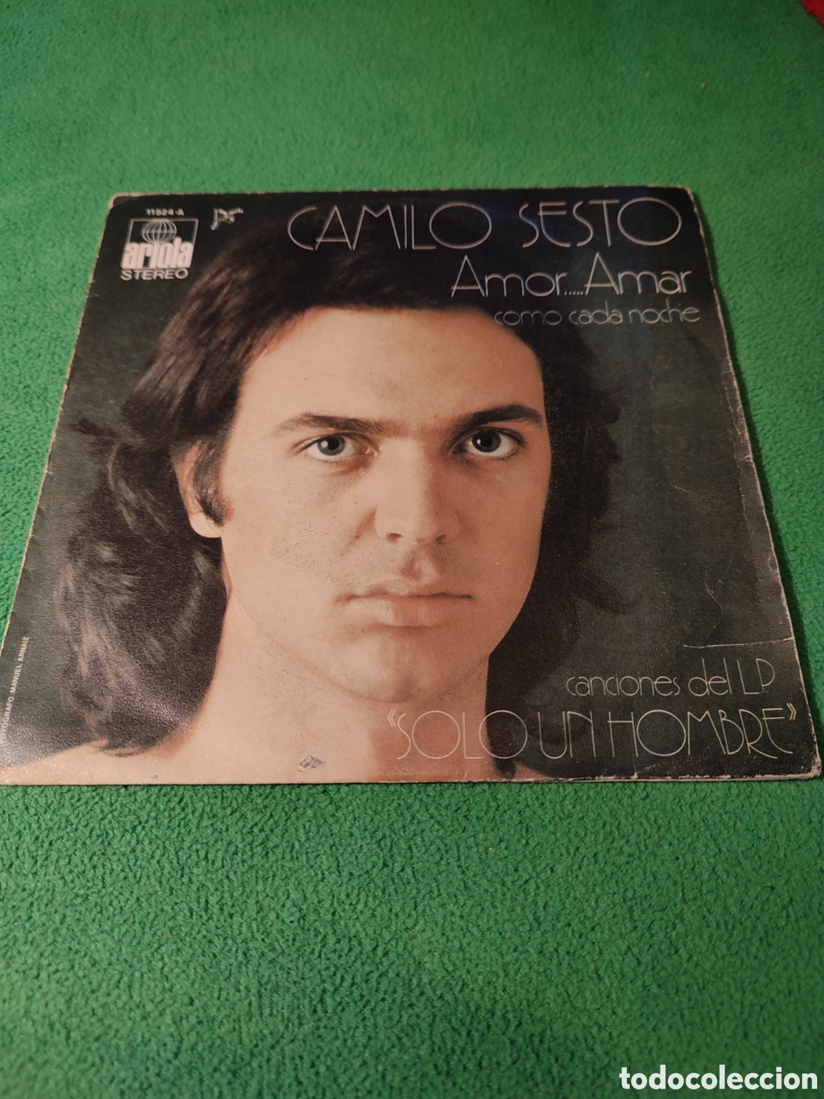 Discos de vinilo: Camilo Sesto - Amor...Amar / Como cada noche - Foto 1