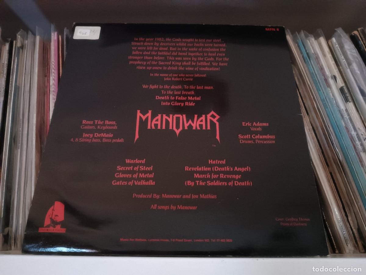 Discos de vinilo: Manowar &lrm;&ndash; Into Glory Ride - lp UK 1983 - Foto 2