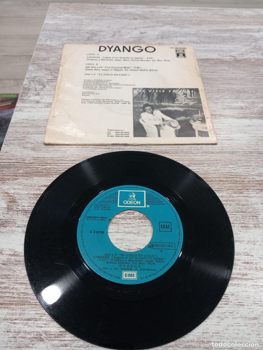 Discos de vinilo: Dyango Ligados 500 millas disco vinilo - Foto 2