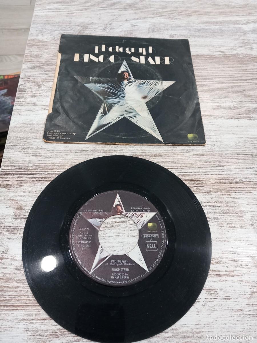 Discos de vinilo: Ringo starr photograph disco vinilo - Foto 2