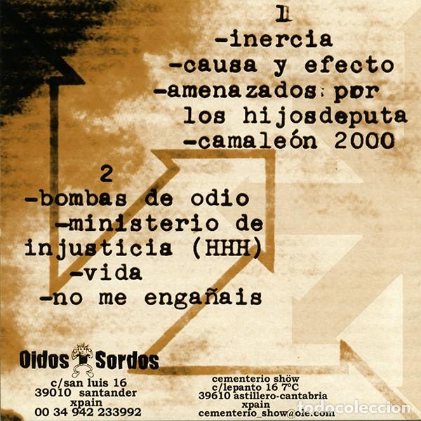 Discos de vinilo: Cementerio Sh&ouml;w &ndash; Inercia - 7&rdquo; - Foto 2