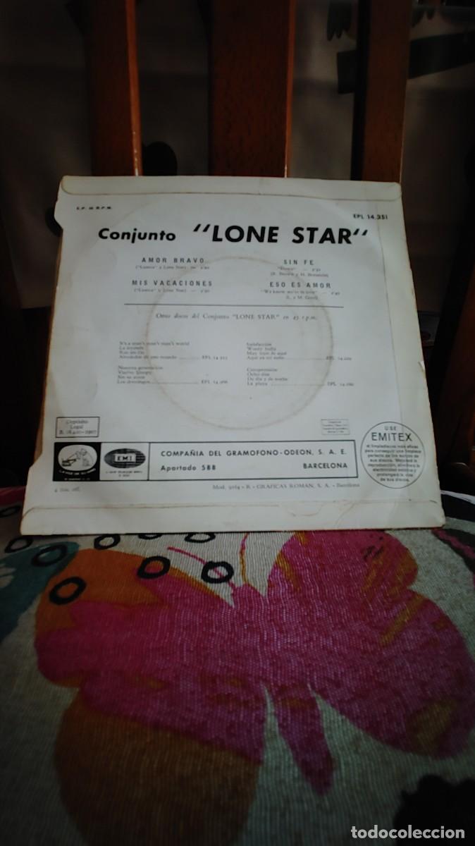 Discos de vinilo: LONE STAR-EP AMOR BRAVO +3 - Foto 2