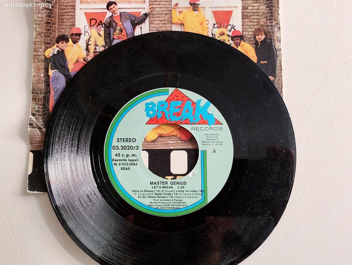Discos de vinilo: master genius, let,s break , - Foto 3