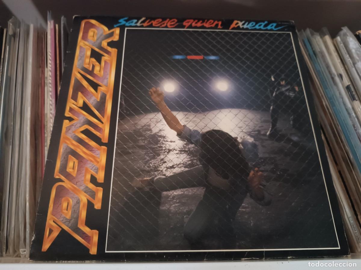 Discos de vinilo: Panzer &lrm;&ndash; S&aacute;lvese Qui&eacute;n Pueda - lp Spain 1983 - Foto 1
