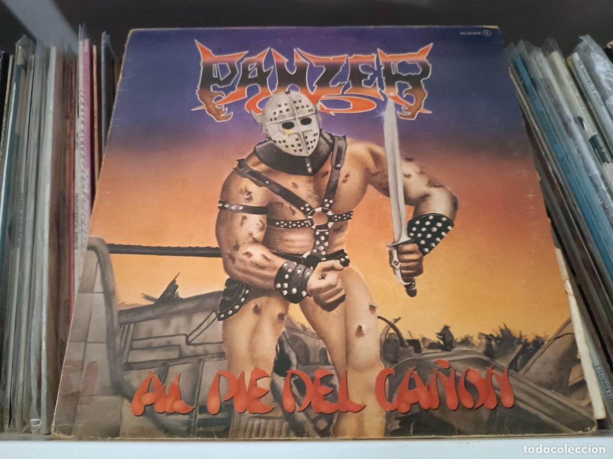 Discos de vinilo: Panzer &lrm;&ndash; Al Pie Del Ca&ntilde;&oacute;n - lp spain 1982 - Foto 1