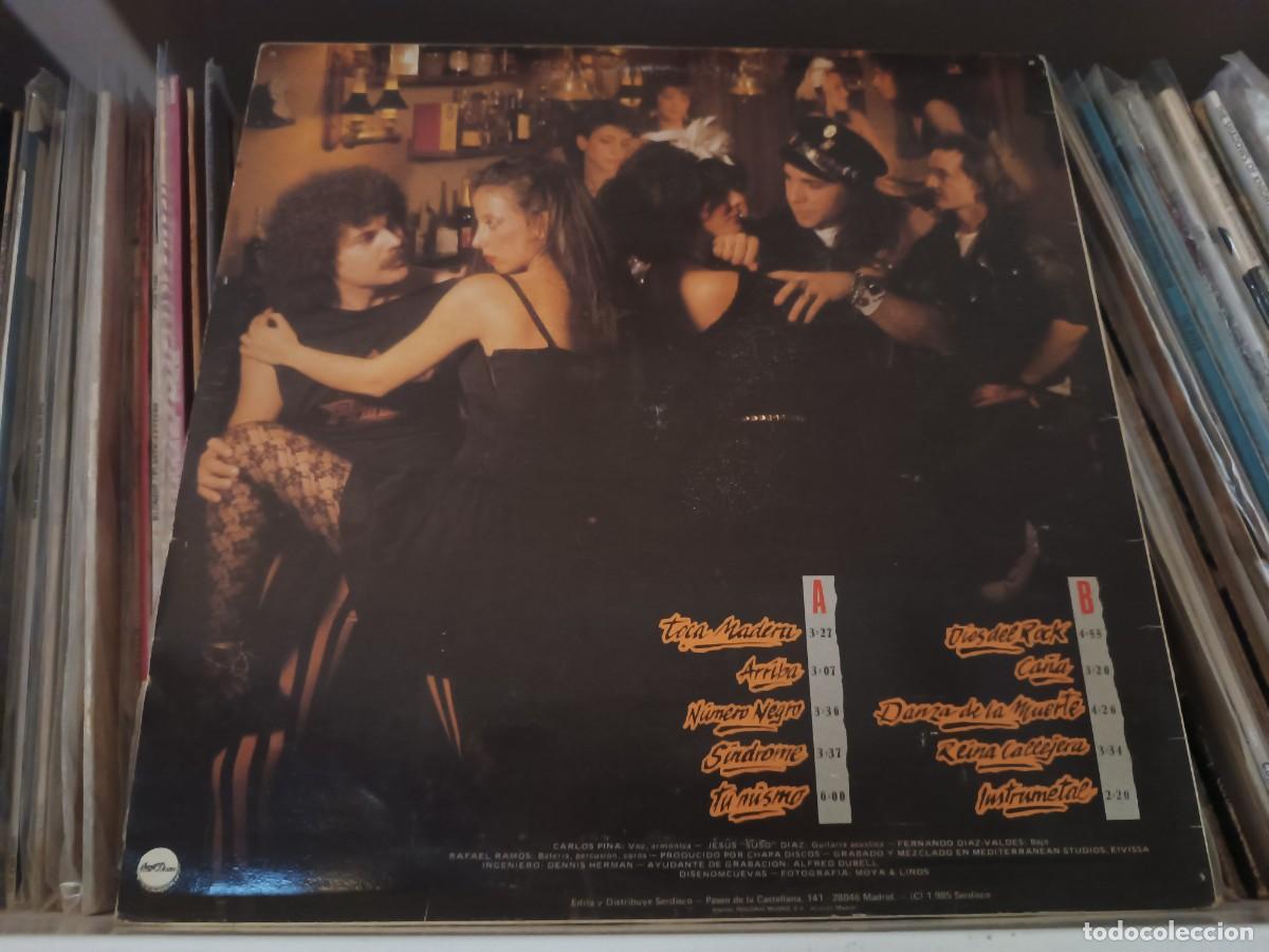 Discos de vinilo: Panzer &lrm;&ndash; Toca Madera - lp Spain 1985 - Foto 2