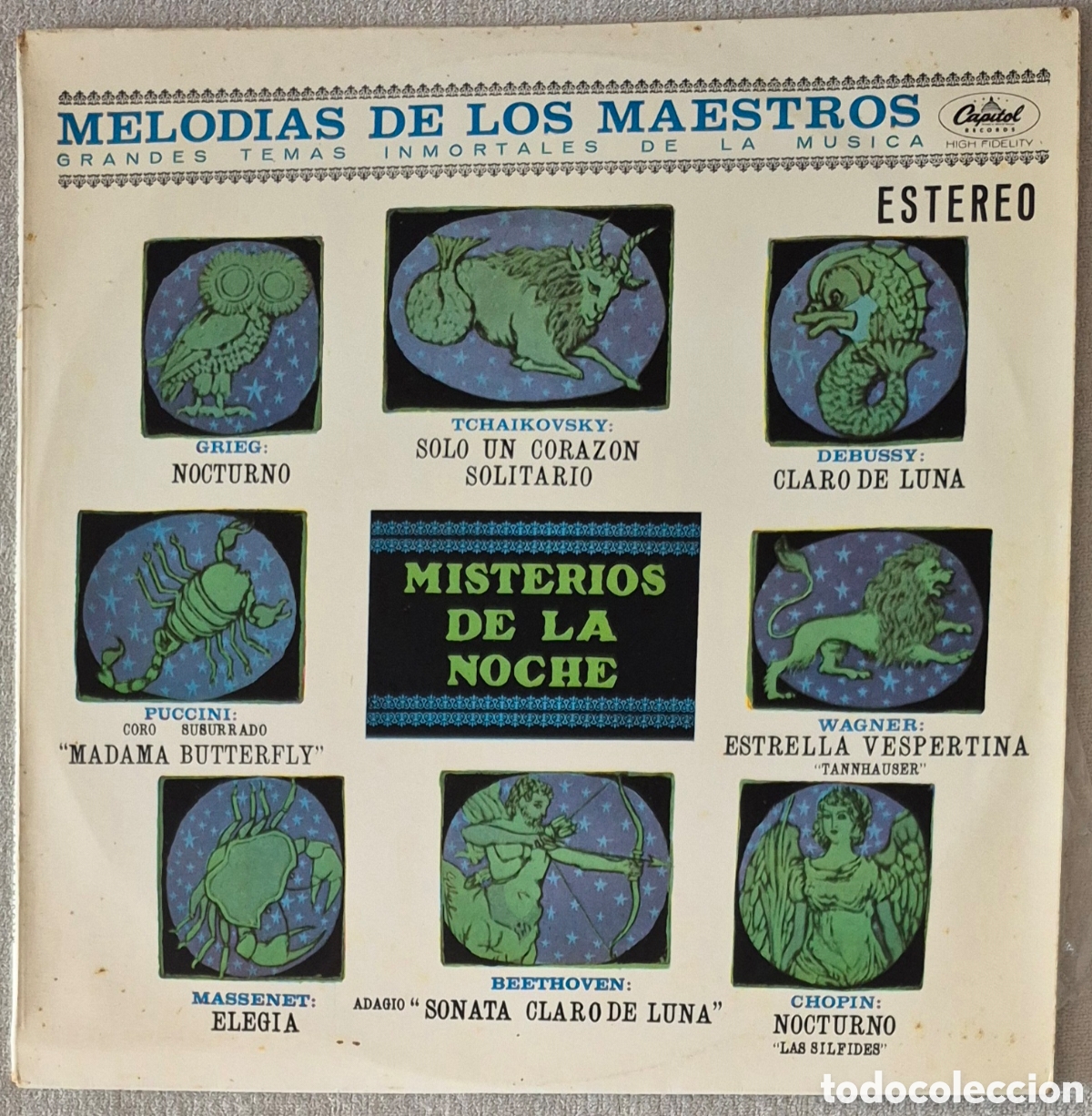 Discos de vinilo: LP - MISTERIOS DE LA NOCHE - Foto 1
