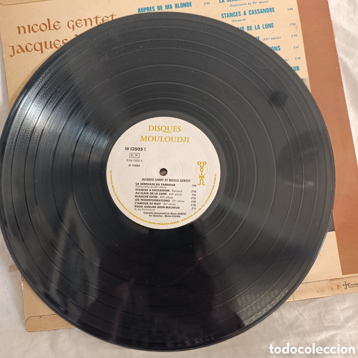 Discos de vinilo: NICOLE GENTET ET JACQUES LEROY - Foto 3