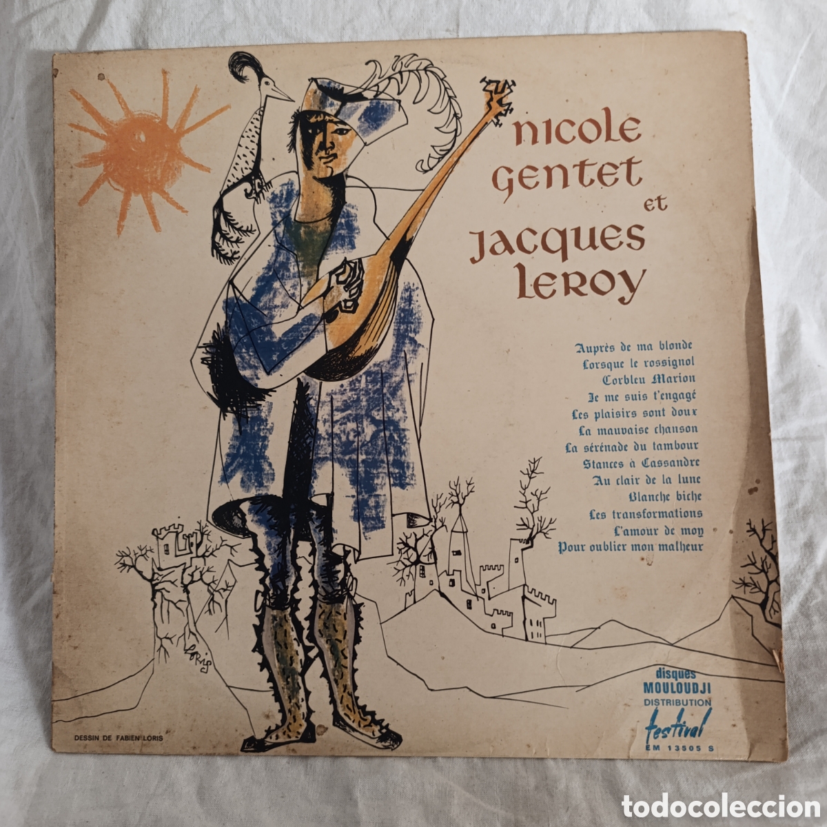 Discos de vinilo: NICOLE GENTET ET JACQUES LEROY - Foto 1