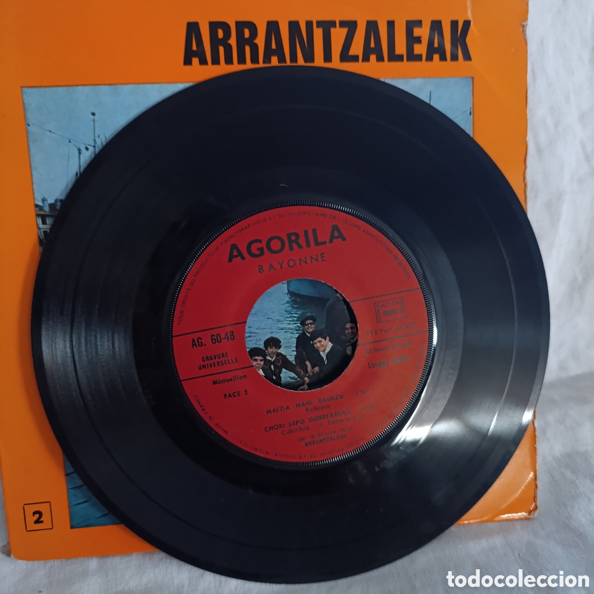 Discos de vinilo: ARRANTZALEAK, EPs en Euskera - Foto 3