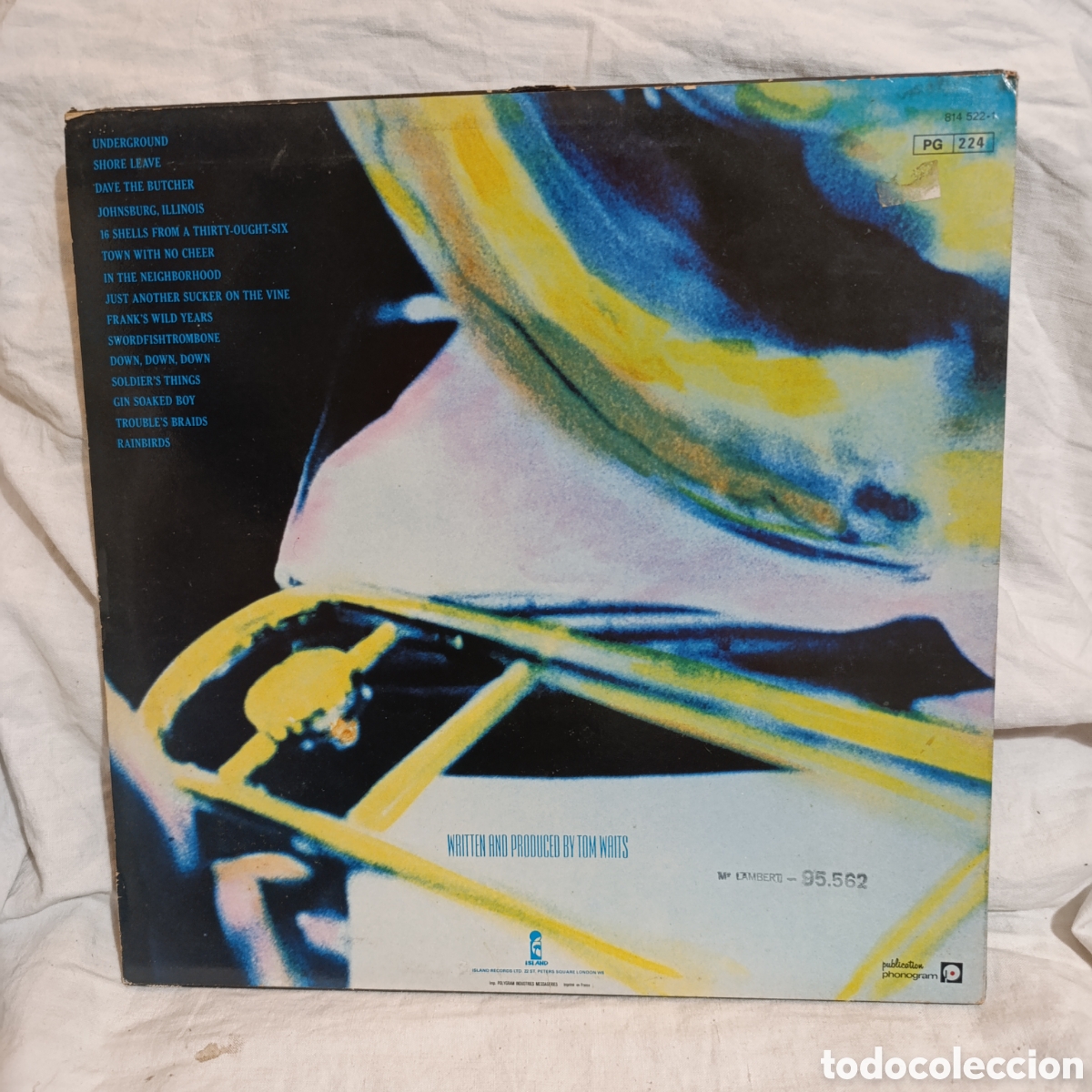 Discos de vinilo: Tom Waits - Swordfishtrombones 1983, 1 EDICI&Oacute;N. - Foto 2