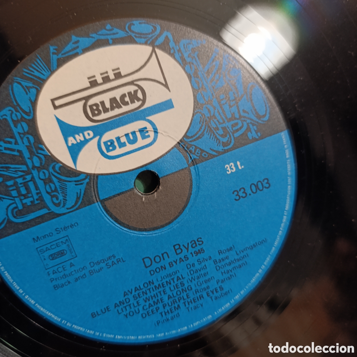 Discos de vinilo: DON BYAS 1945, JAZZ, SAXO - Foto 4