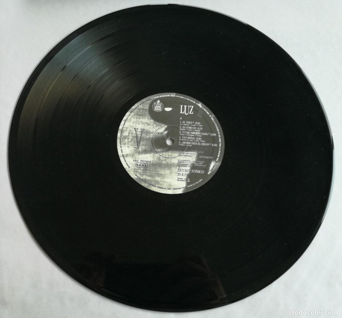 Discos de vinilo: Luz, V, Hispavox &ndash; 080 7923921, 080 79 2392 1 - Foto 3