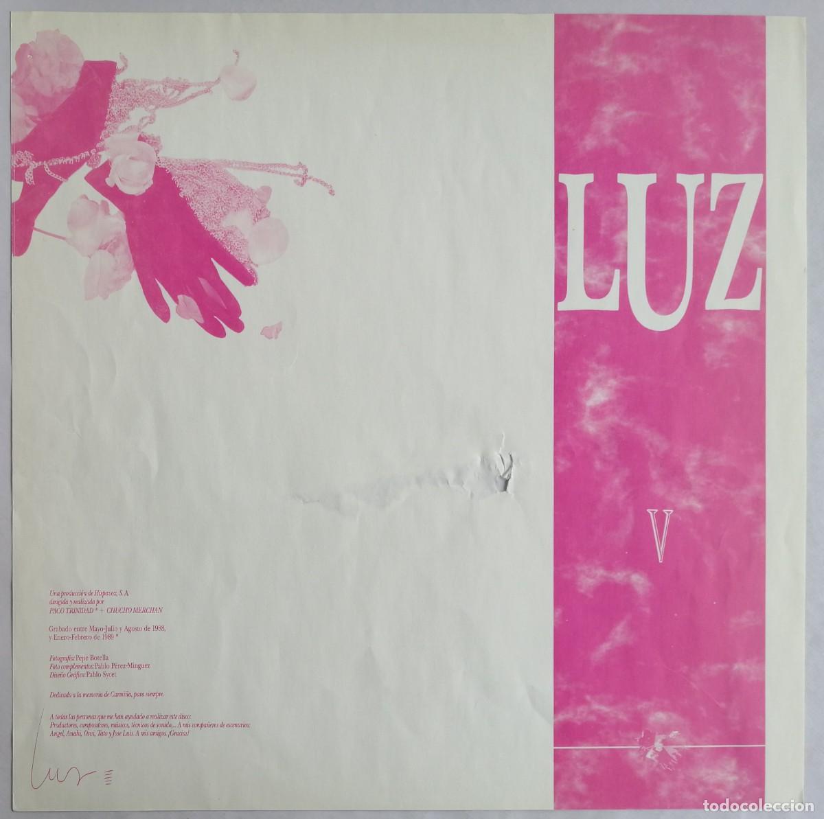 Discos de vinilo: Luz, V, Hispavox &ndash; 080 7923921, 080 79 2392 1 - Foto 5