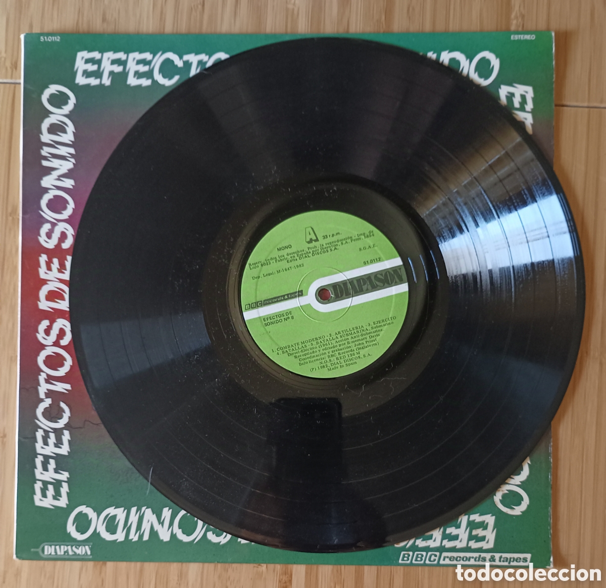 Discos de vinilo: LP EFECTOS DE SONIDO VOL.8 - Foto 3