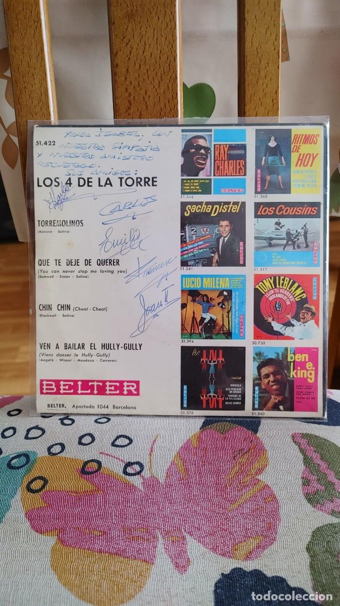 Discos de vinilo: LOS 4 DE LA TORRE-EP VEN A BAILAR E HULLY GUILLY +3 - Foto 2
