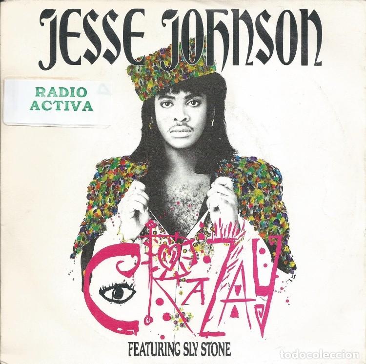 Discos de vinilo: JESSE JOHNSON FEATURING SLY STONE &middot;&middot;&middot; Crazay / Drive Yo Cadillac - (Single) - Foto 1