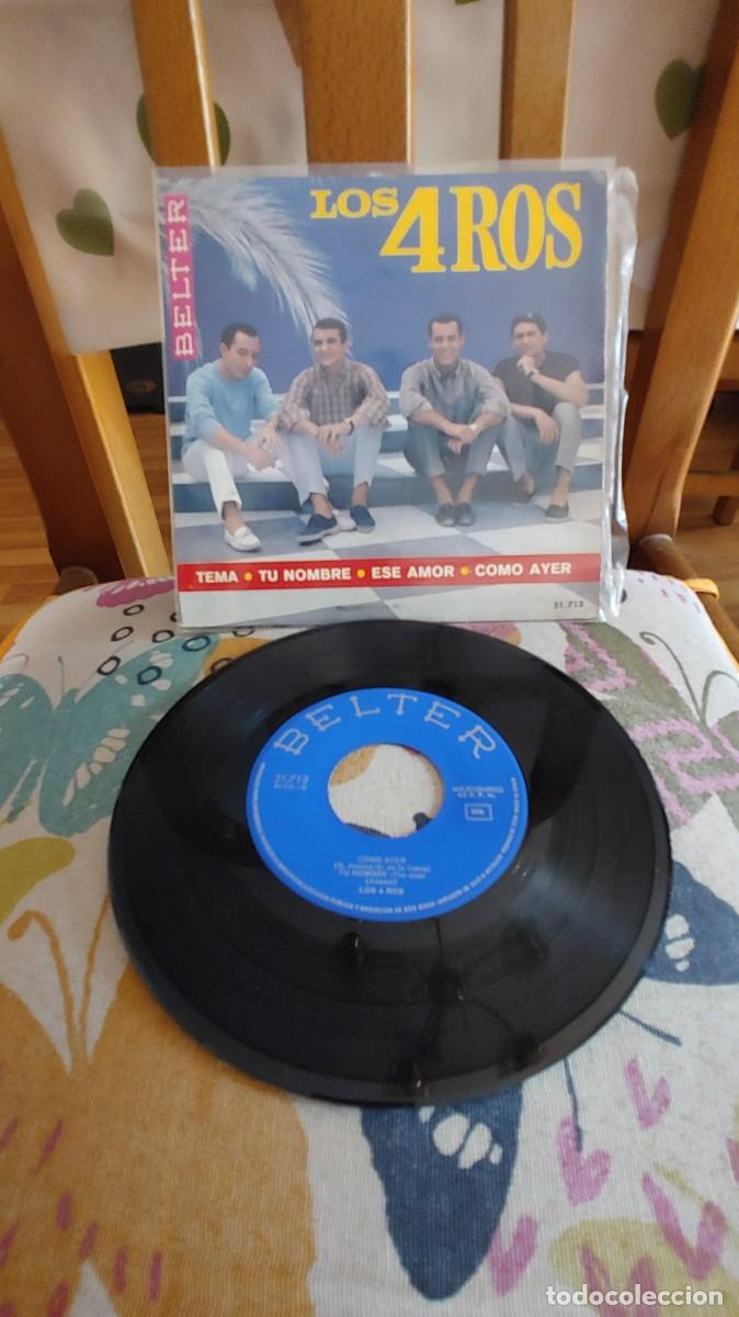 Discos de vinilo: LOS 4 ROS-EP TEMA/TU NOMBRE +2 - Foto 1