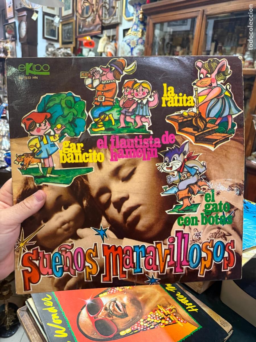 Discos de vinilo: LP SUE&Ntilde;OS MARAVILLOSOS - Foto 2
