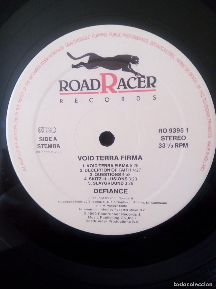 Discos de vinilo: Defiance, void Terra firma 1990. - Foto 3