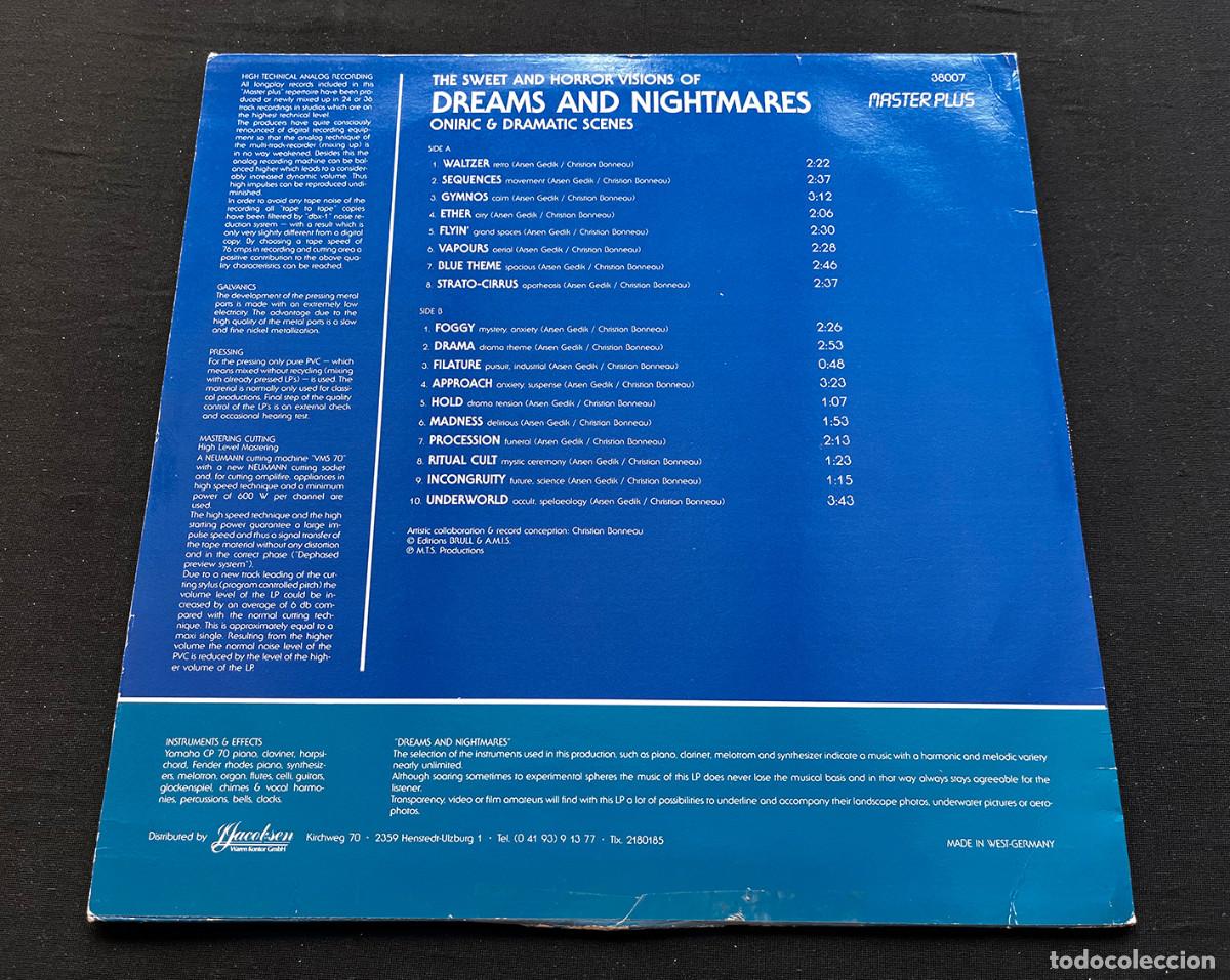 Discos de vinilo: LP DREAMS AND NIGHTMARES. VG - Foto 2