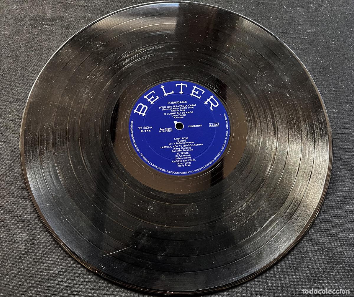 Discos de vinilo: LP FORMIDABLE. VG. 22.563 - Foto 4