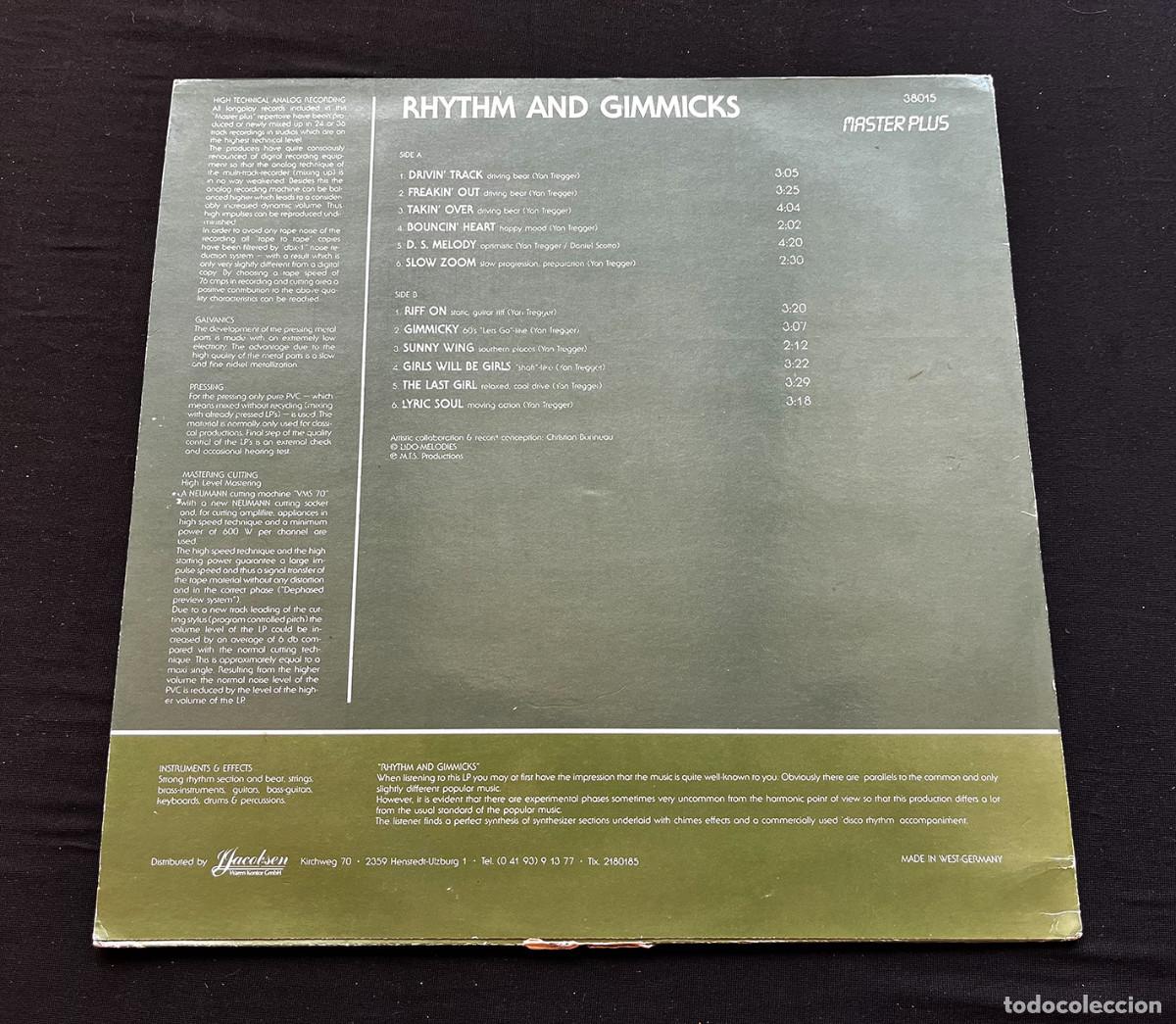 Discos de vinilo: LP RHYTHM AND GIMMICKS. MASTERPLUS. 38015. VG+ - Foto 2
