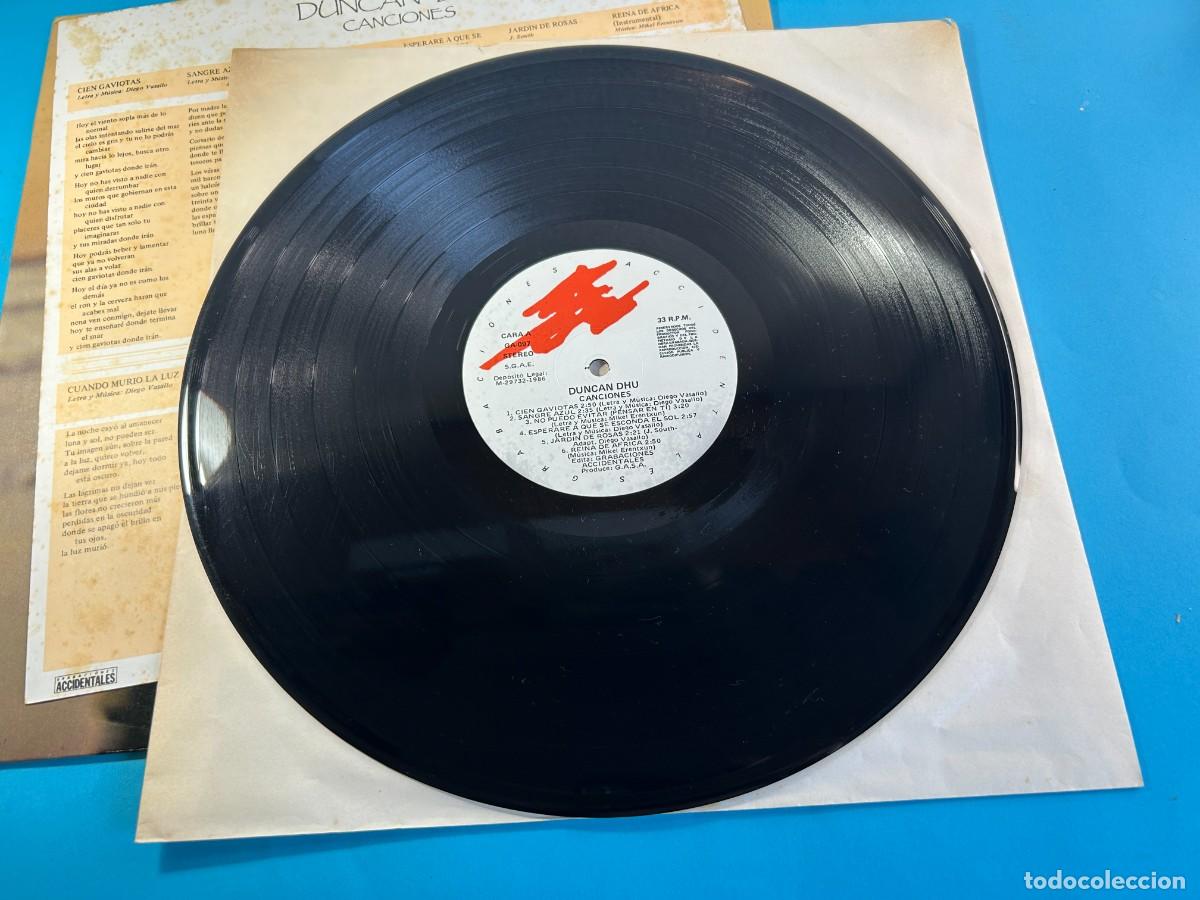 Discos de vinilo: DUNCAN DHU - CANCIONES - Foto 3