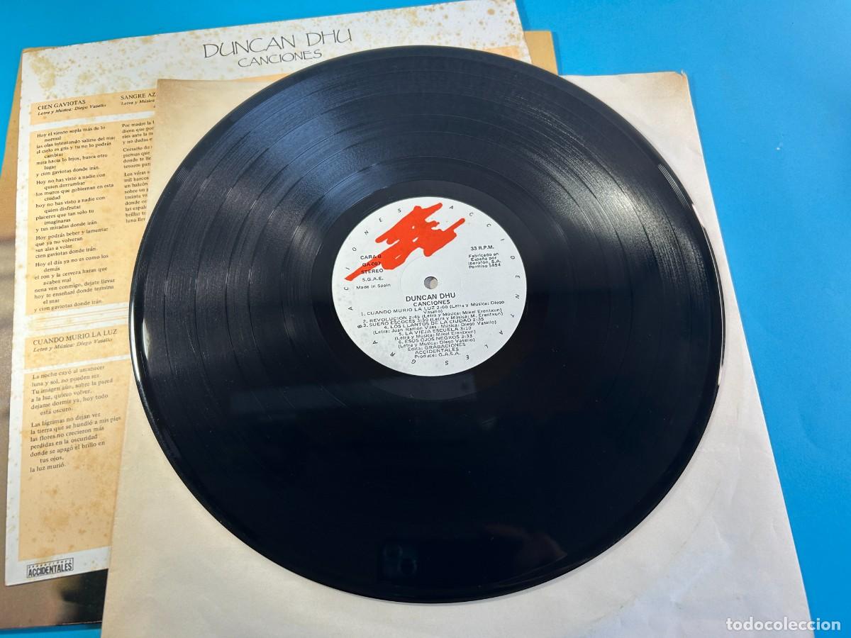 Discos de vinilo: DUNCAN DHU - CANCIONES - Foto 4